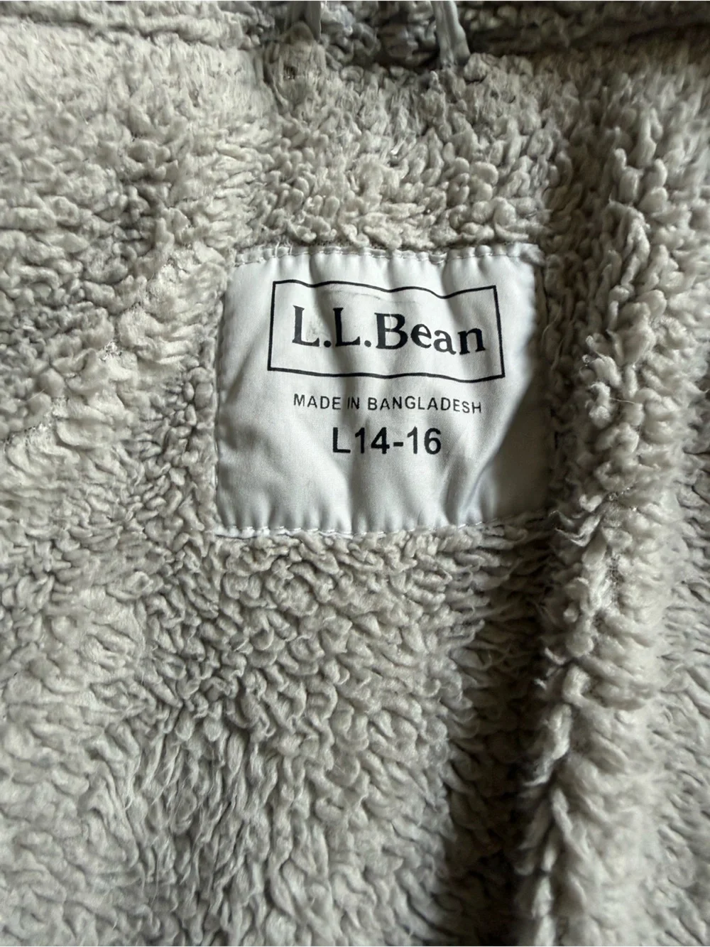 LL Bean Kids L 14-16 Puffer Jacket - Blue/Red/orange/gray
